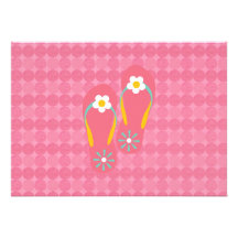 Hello Flip Flops Invitations