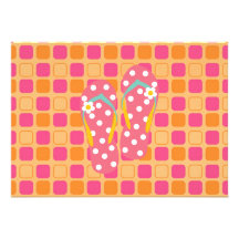 Hello Flip Flops Invitations
