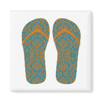 Hello Flip Flops magnets