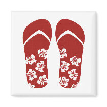 Hello Flip Flops magnets