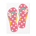 Hello Flip Flops Post Card