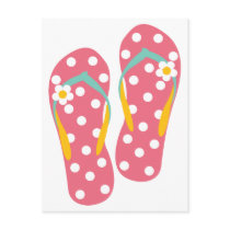 Hello Flip Flops Post Card