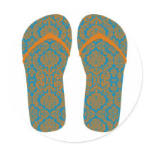 Hello Flip Flops stickers