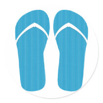 Hello Flip Flops stickers