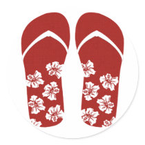 Hello Flip Flops stickers