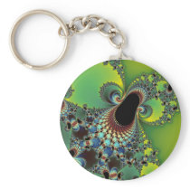 Hello - Fractal Keychain
