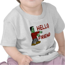 Hello Friend Creepy Frankenstein T shirts, Hoodies