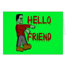 Hello Friend Creepy Frankenstein T shirts, Hoodies Cards