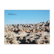 Hello from... Badlands National Park Post Cards