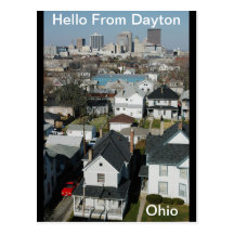 Hello From Dayton, Ohio  Postcard