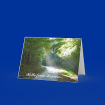 Hello from Heaven... cards by LilMel Hello from Heaven... cards