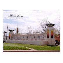 Hello from... Kalamazoo Postcard