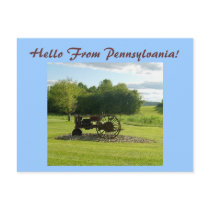 Hello From Pennsylvania! Postcard