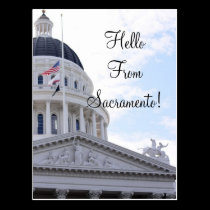 Hello From Sacramento postcards