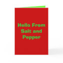 Hello From Salt and Pepper cards by VIKINGJIM Hello From Salt and Pepper cards