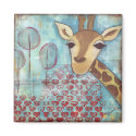 Hello ~ Giraffe Magnet by Princess_Monkey Hello ~ Giraffe Magnet