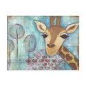 Hello ~ Giraffe Postcard