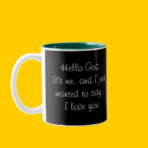 Hello God Prayer Mug