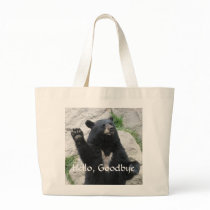 Hello, Goodbye Bear Tote Bag