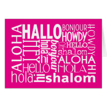 Hello Greeting cards