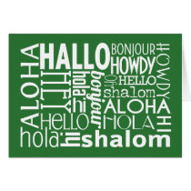 Hello Greeting cards