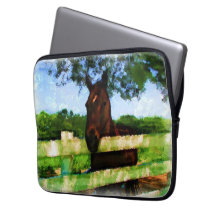 Hello Horse Laptop Sleeve