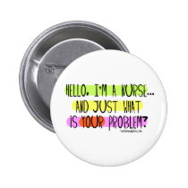 Hello I am a Nurse buttons