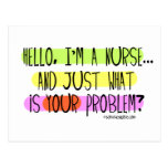 Hello I am a Nurse Post Card