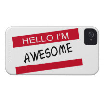 Hello Im Awesome iPhone 4 Cases