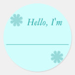 "Hello, I'm....." Stickers