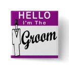 square_button - Sometimes you just want to tell that special Groom you're thinking of them "just because." We have Groom apparel & gifts to help you make an ordinary day a little more remarkable for those close to your heart