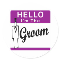 Hello I'm The Groom stickers