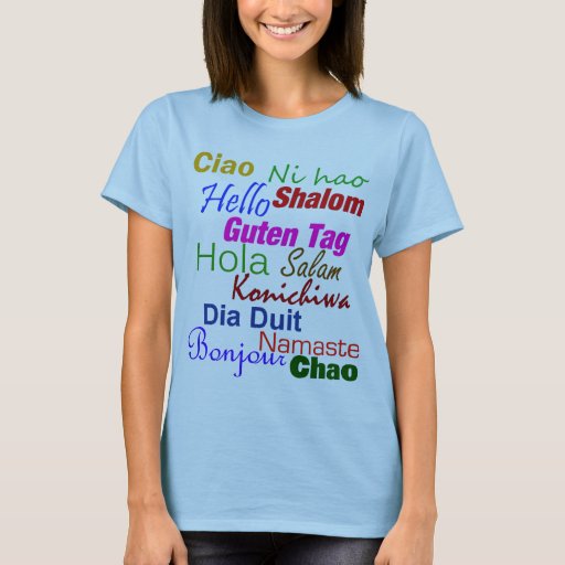 t shirt in other languages