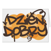 Hello in Polish graffiti style Cards