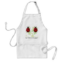 Hello Ladies aprons by ladybugville Hello Ladies aprons