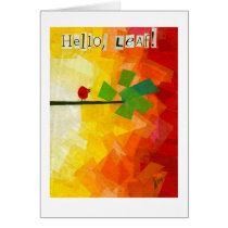 Hello, Leaf! cards