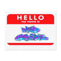 Hello Mad Genius (postcard) by tsena74 Hello Mad Genius (postcard)