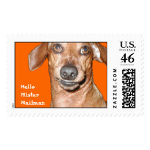 Hello Mister Mailman Postage stamps