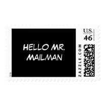 Hello Mr. Mailman postage by TomSoltman Hello Mr. Mailman postage