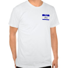 Hello My Name Is Alana (Blue) Tee Shirt
