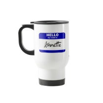 Hello My Name Is Annette (Blue) Coffee Mug