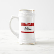 Hello My Name Is Ashlee (Red) Coffee Mug