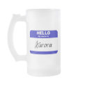 Hello My Name Is Aurora (Blue) mugs by Name_Gear Hello My Name Is Aurora (Blue) mugs