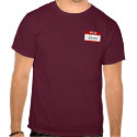 Hello My Name Is Aurora (Red) t-shirts by Name_Gear Hello My Name Is Aurora (Red) t-shirts