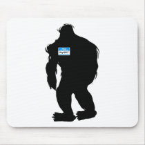 Hello-My Name Is BigFoot Mouse Pad