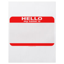 Hello my name is BLANK copy Full Color Flyer