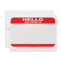 Hello my name is BLANK copy Custom Invites