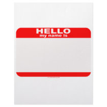 Hello my name is BLANK copy Custom Letterhead