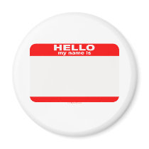 Hello my name is BLANK copy Magnet