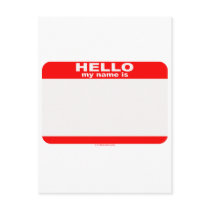 Hello my name is BLANK copy Post Card
